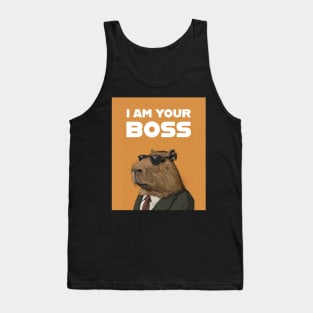 Capybara I am your Boss Tank Top